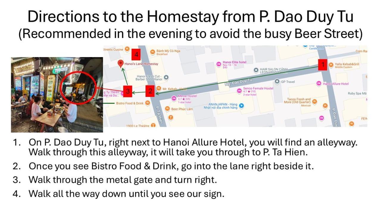 Hanoi'S Lane Homestay エクステリア 写真